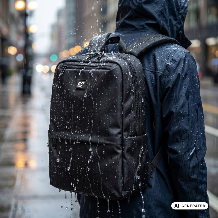 Mochila para portátil NanoRS, 15,6", negra, 41x29x14, impermeable RS202 B
