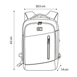 Mochila para portátil NanoRS, 15,6", negra, 42 x 28,5 x 14, impermeable RS204 B