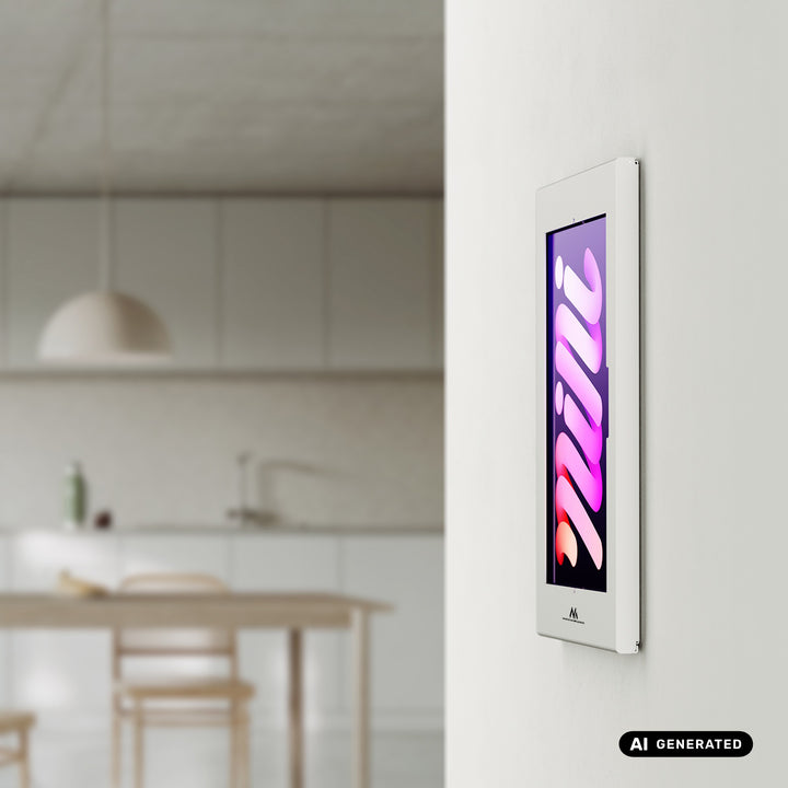 Soporte publicitario para tableta Maclean, con cierre de seguridad, 12,4"-13", iPad Air/Pro, Samsung Tab S10+/S9+/S8+/S7+, 257 x 350 x 22 mm, MC-950 W