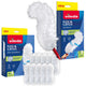 Escoba para el polvo Vileda Flex&Catch, con mango corto, protección antideslizante, cabezal flexible + 10 recambios
