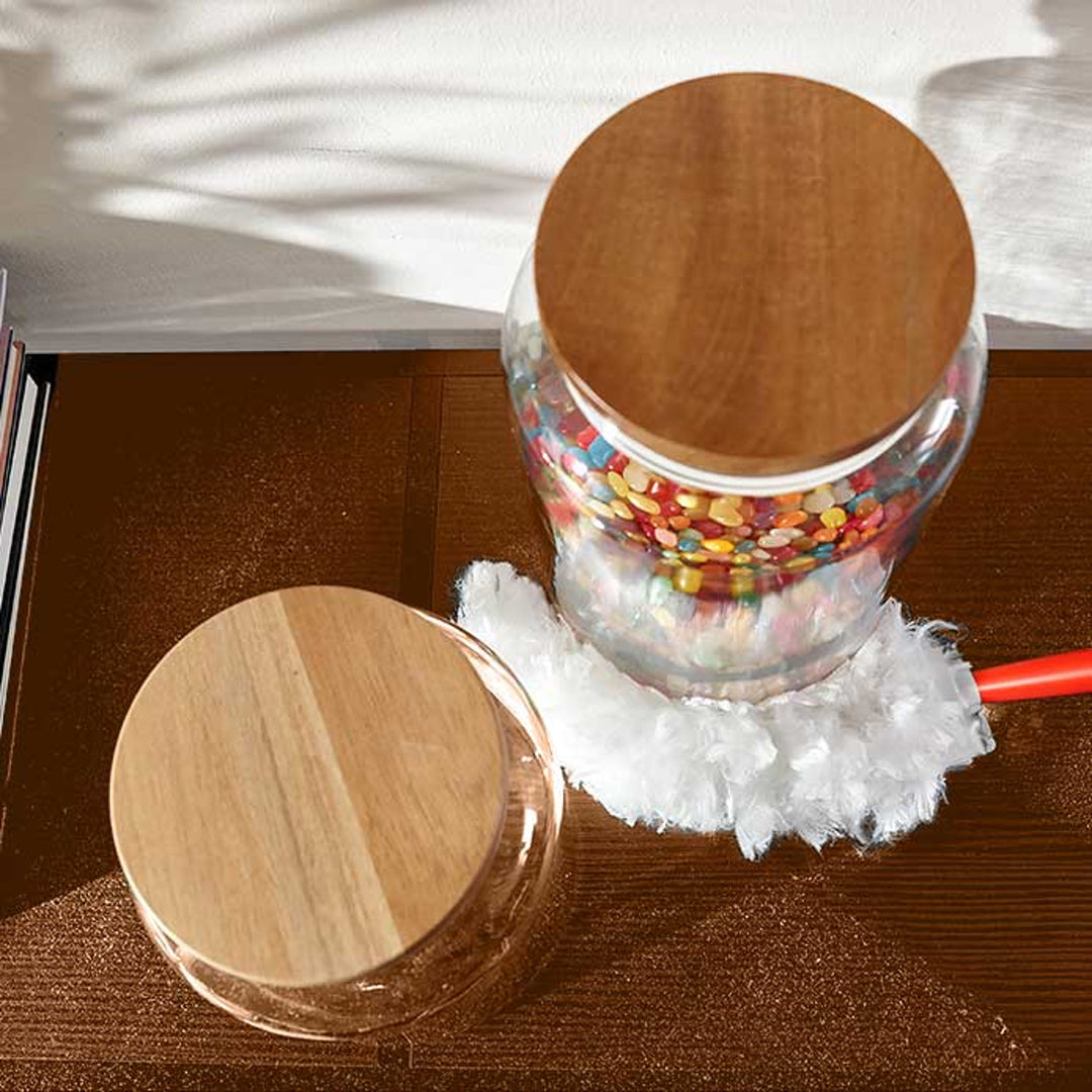 Plumero Vileda Flex&Catch, con mango corto, protección antideslizante, cabezal flexible + 5 recambios