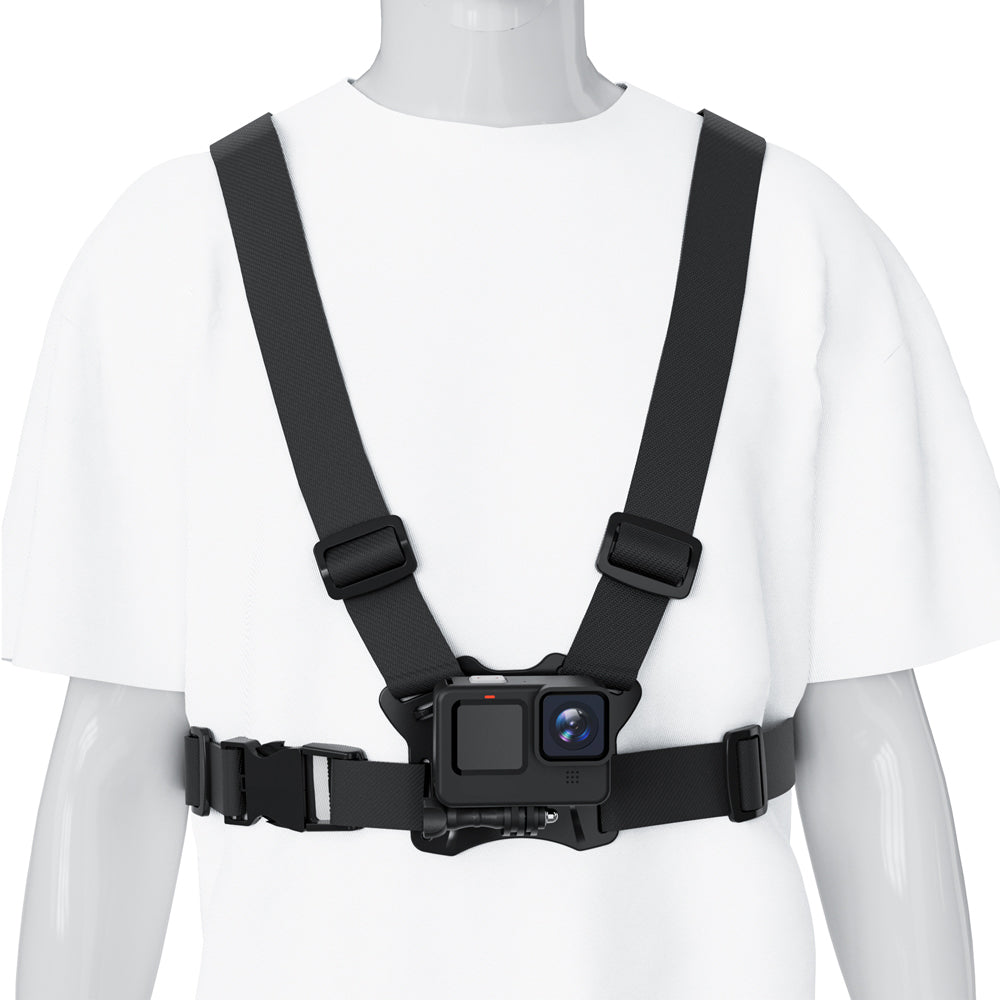 Mochila con señalizador LED, con mando a distancia, resistencia al agua: mando a distancia IPx5, mochila IPX2 + correas deportivas universales, para teléfono, cámara, cámaras GoPro y otros, soporte giratorio, MC-294