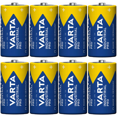 8 pilas R-14 LR14 C 1,5 V alcalinas Varta Industrial Pro