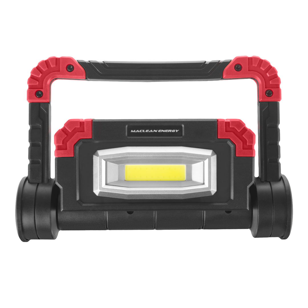 Lámpara de trabajo LED COB Maclean, 300 lm, 3 modos de iluminación, temperatura de color 6500 K, MCE439 2 unidades + 8 pilas Varta Industrial AA
