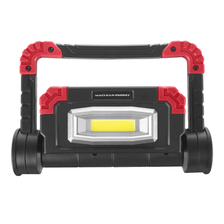 Lámpara de trabajo LED COB Maclean, 300 lm, 3 modos de iluminación, temperatura de color 6500 K, MCE439 2 unidades + 8 pilas Varta Industrial AA
