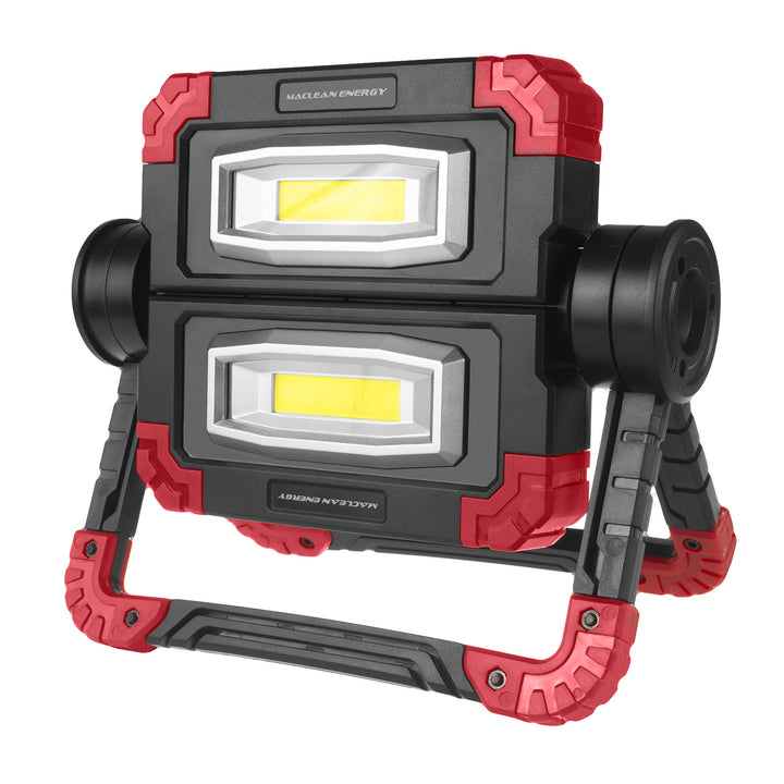 Lámpara de trabajo LED COB Maclean, 300 lm, 3 modos de iluminación, temperatura de color 6500 K, MCE439 2 unidades + 8 pilas Varta Industrial AA