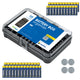 Organizador de pilas GreenBlue Varta Box GB189 + 22 pilas AA Varta Industrial + 25 pilas AAA Varta Industrial + 4 pilas CR2032 de litio Varta