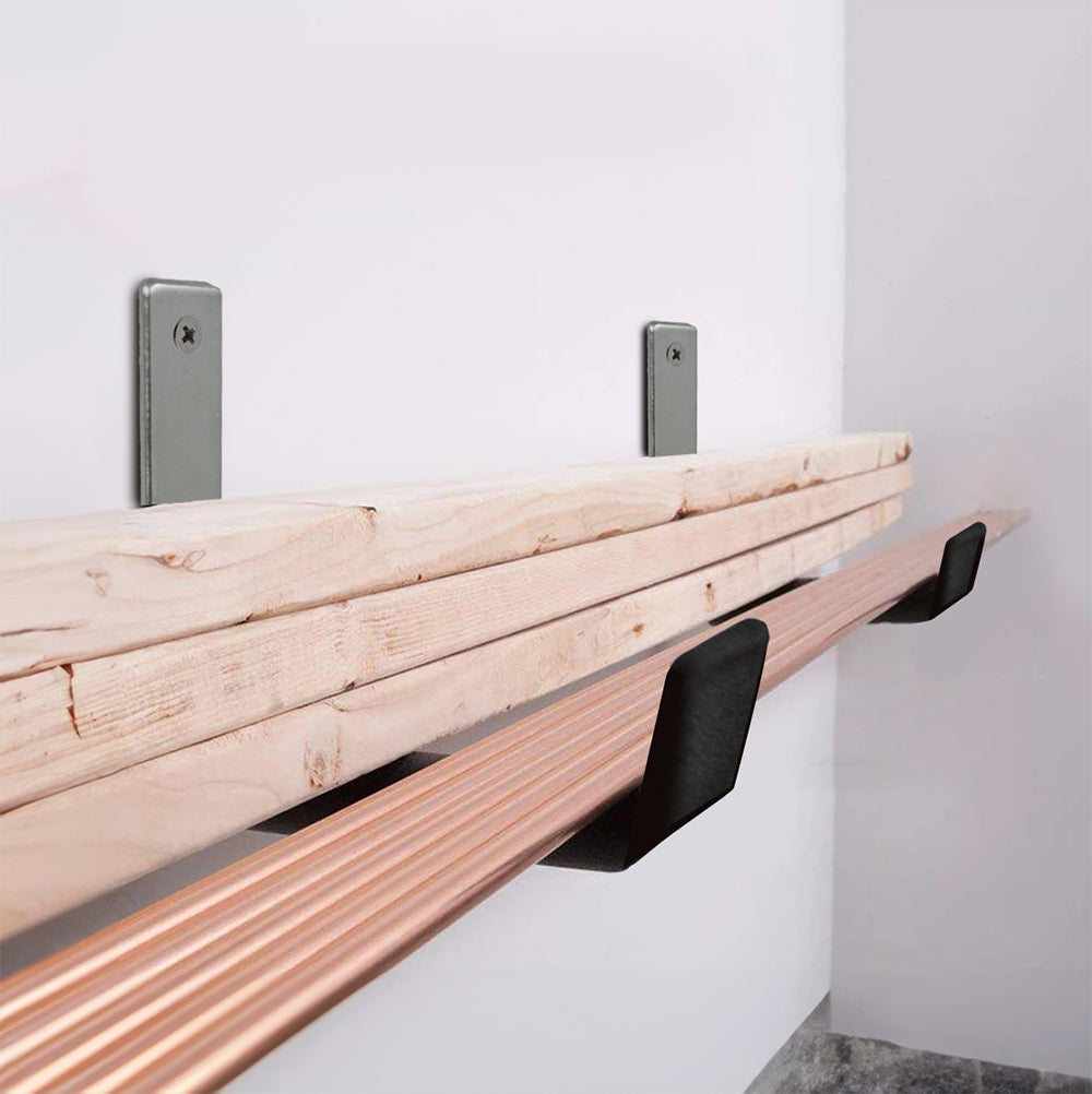 Soporte/colgador de pared Maclean, para neumáticos, ruedas, escaleras, bicicletas, de acero, carga máxima 15 kg, MC-435, 3 unidades