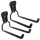 Soporte/colgador de pared Maclean, para neumáticos, herramientas de jardinería, escaleras, mangueras, bicicletas, de acero, carga máxima 35 kg, MC-440, 2 unidades.