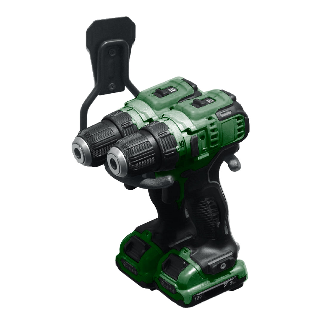 Soporte/colgador de pared Maclean, para neumáticos, herramientas de jardinería, escaleras, mangueras, bicicletas, de acero, carga máxima 35 kg, MC-440, 4 unidades.