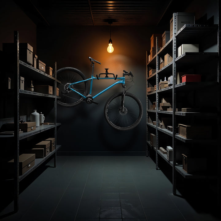 Soporte para bicicletas / colgador de pared Maclean, horizontal, acero, carga máxima 30 kg, MC-431, 3 unidades