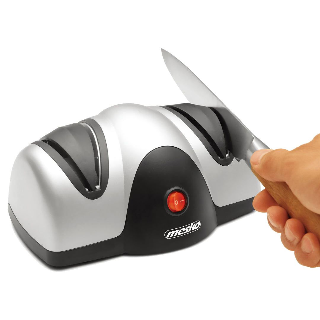 Afilador eléctrico Mesko, potencia 40 W, ventosas antideslizantes, afila y pule, MS 4516