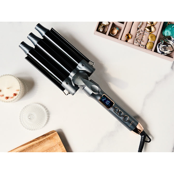 Rizador de pelo LAFE, diámetro del calentador 25 mm, potencia 105 W, Sleek & Shine Waver
