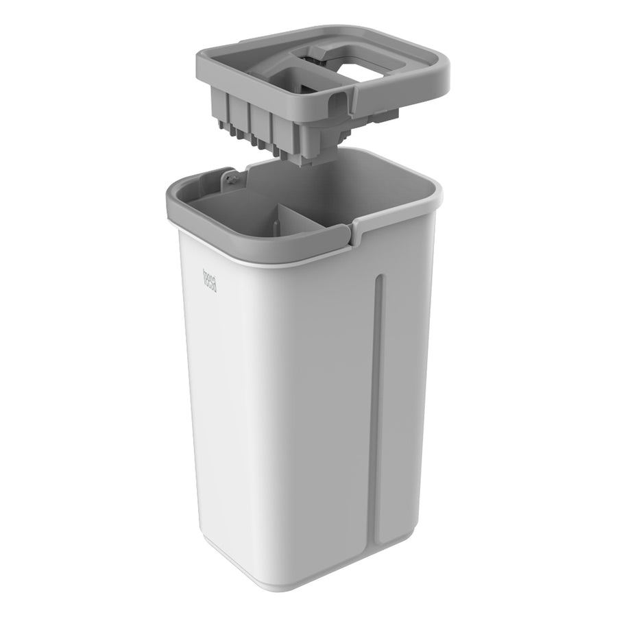 Fregona plana Teesa, cubo de dos compartimentos, capacidad 5,7 l, New Clean R13, Teesa