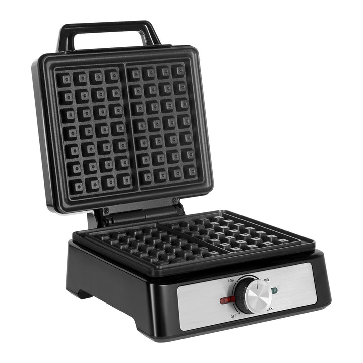 Gofrera Teesa, para 2 gofres, potencia 1600 W, regulación de potencia, TSA3237