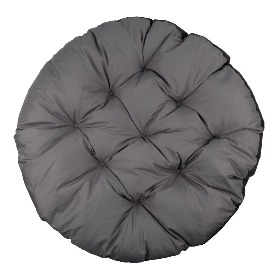 Cojín GreenBlue, gris, de jardín, con diseño de nido de cigüeña, 110 cm, GB243 GR