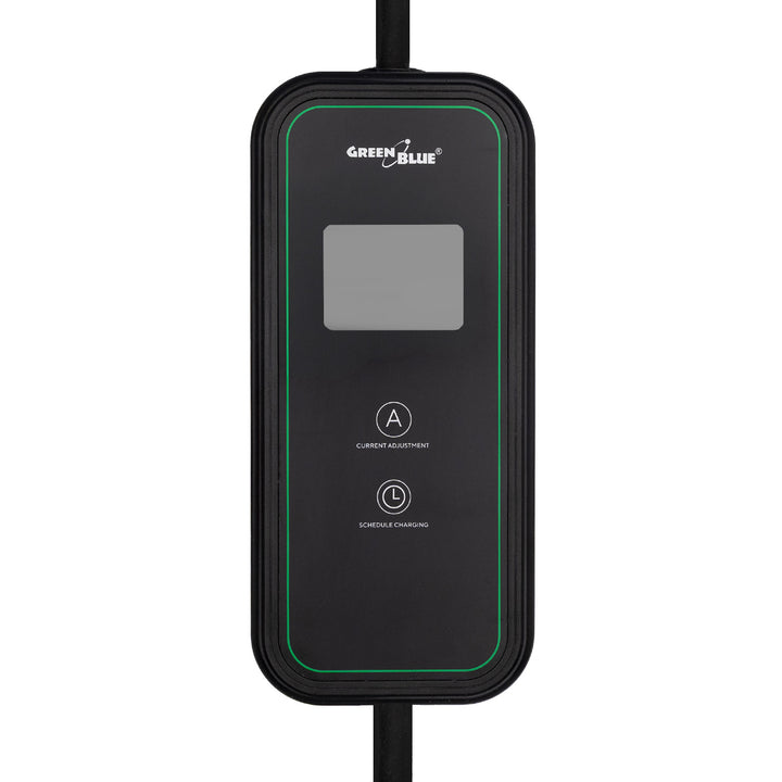 Cargador para vehículos eléctricos (EV) y híbridos enchufados (PHEV) GreenBlue, portátil, tipo 2, longitud del cable: 6,8 m, IP65, 11 kW, 220-380 V CA, 50/60 Hz, 16 A, trifásico, GB1100