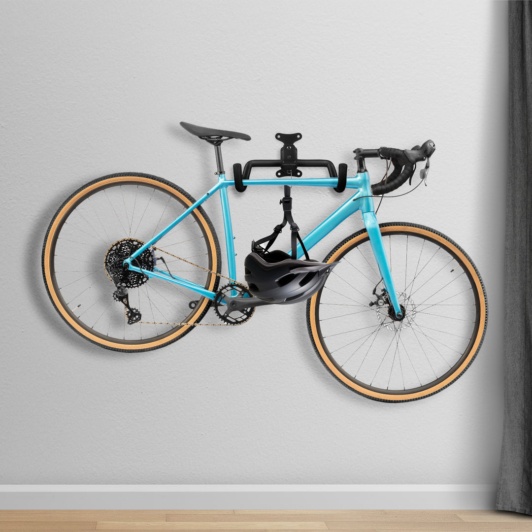 Soporte de pared para bicicletas Maclean, horizontal, acero, carga máxima de 30 kg, MC-484, 3 unidades