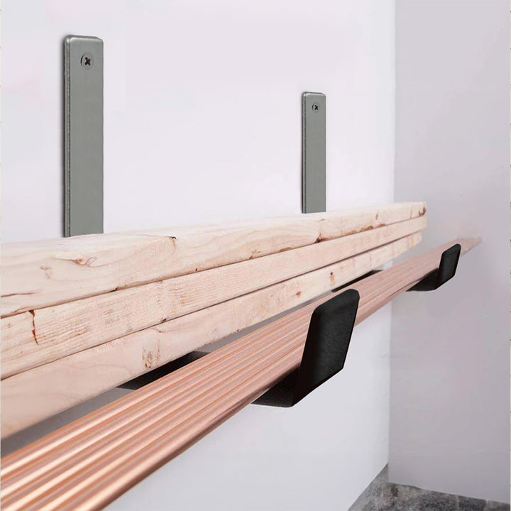 Soporte de pared Maclean, para neumáticos, ruedas, escaleras, bicicletas, de acero, carga máxima de 10 kg, MC-480, 3 unidades