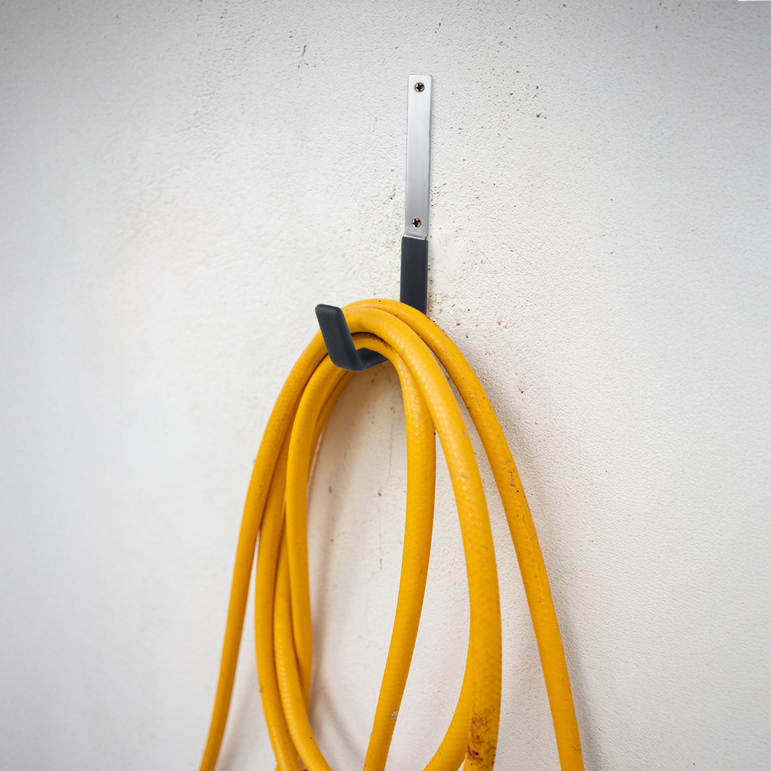 Soporte de pared Maclean, para neumáticos, ruedas, escaleras, bicicletas, de acero, carga máxima de 10 kg, MC-480, 3 unidades