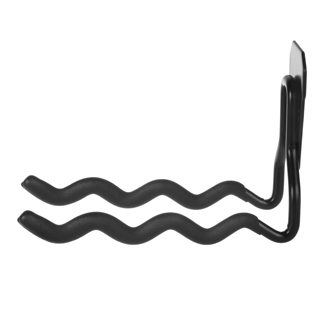 Soporte de pared Maclean, para herramientas, ruedas, escaleras, bicicletas, de acero, carga máxima de 30 kg, MC-486, 3 unidades