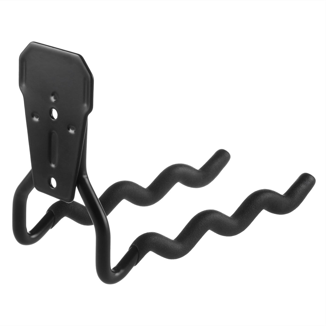 Soporte de pared Maclean, para herramientas, ruedas, escaleras, bicicletas, de acero, carga máxima de 30 kg, MC-486, 3 unidades