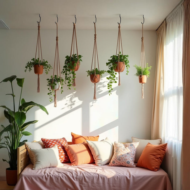 Juego de 4 ganchos de techo Maclean, para escaleras, bicicletas y mangueras de jardín, de acero, carga máxima de 10 kg por gancho, MC-485