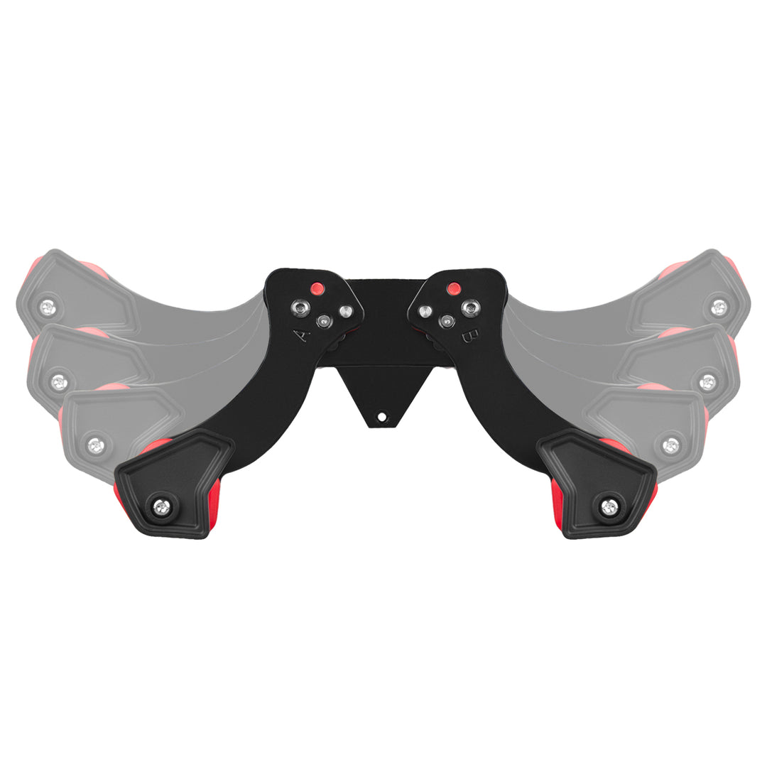 Soporte de pared para bicicletas Maclean, acero, carga máxima de 30 kg, MC-449, 2 unidades