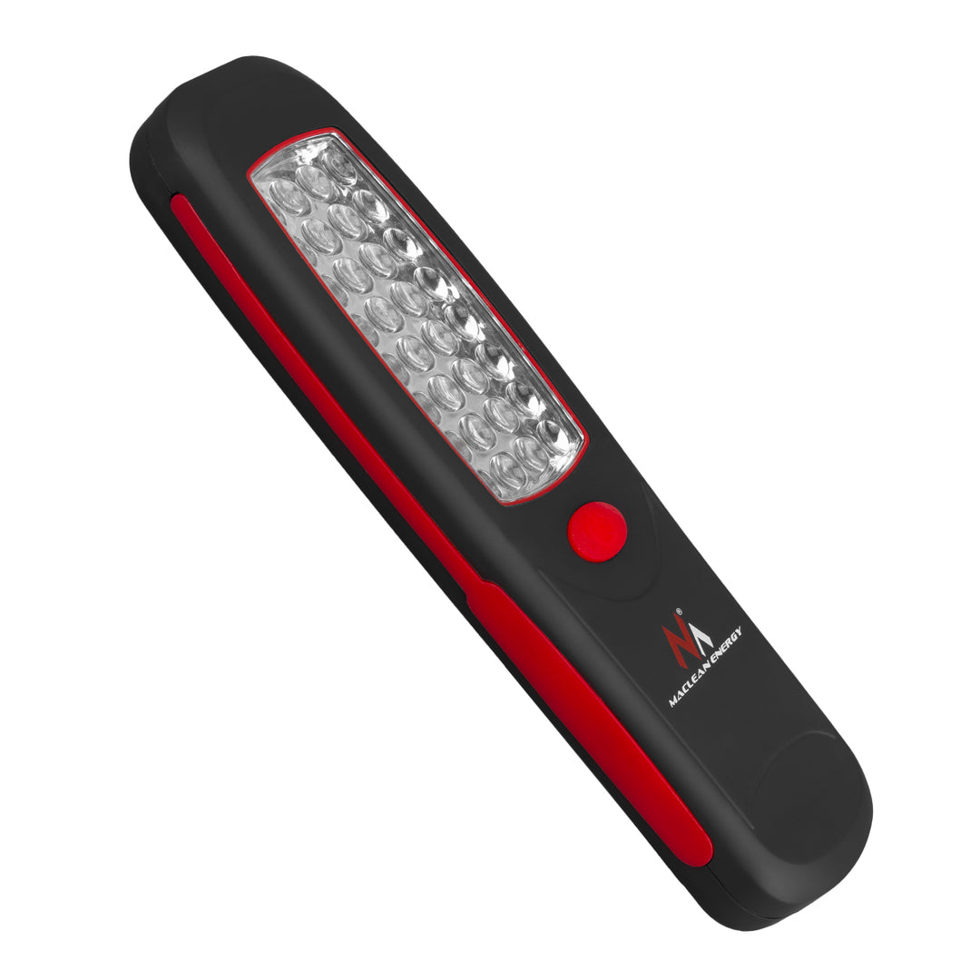2 lámparas de taller Maclean de 24 LED, imán, gancho, MCE03 + 6 pilas R-06, R06, AA, LR06 de 1,5 V VARTA Longlife Power