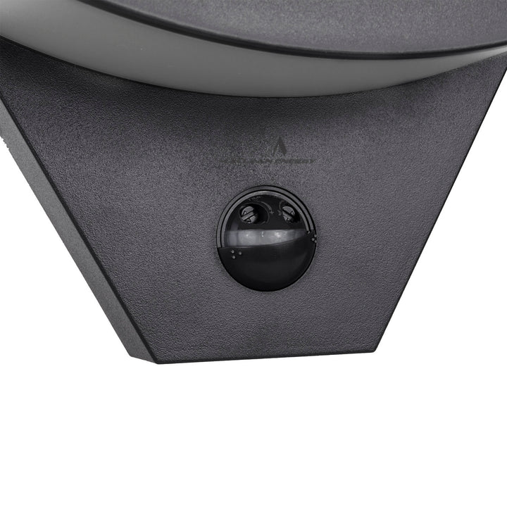 Lámpara LED con sensor de movimiento Maclean, sensor de movimiento por infrarrojos, color negro, 10 W, IP54, 800 lm, MCE290 B, 4 unidades