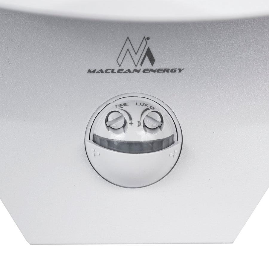 Lámpara LED con sensor de movimiento Maclean, sensor PIR, color blanco, 10 W, IP54, 800 lm, MCE290 W, 2 unidades