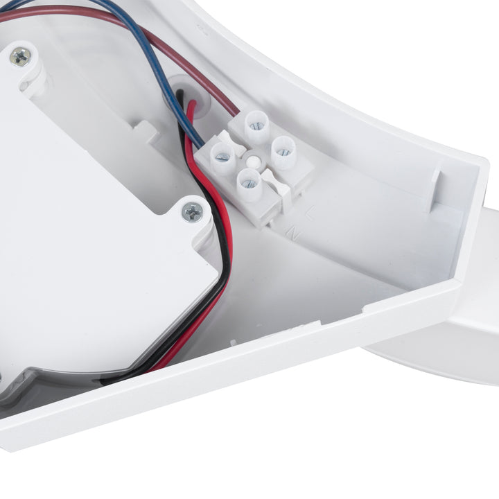 Lámpara LED con sensor de movimiento Maclean, sensor PIR, color blanco, 10 W, IP54, 800 lm, MCE290 W, 2 unidades