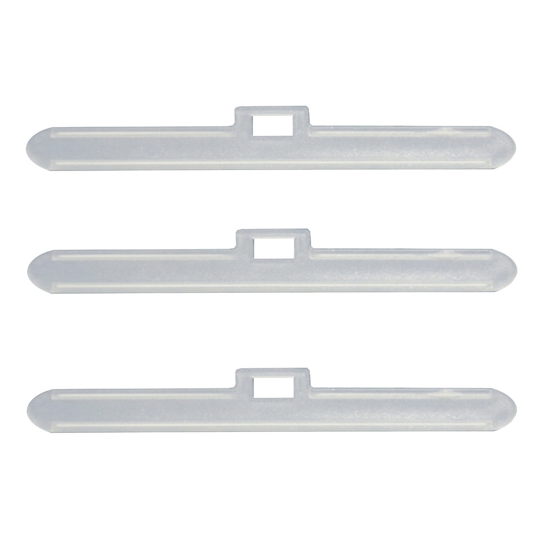 Soporte superior para lamas de 127 mm de persianas verticales, 100 unidades