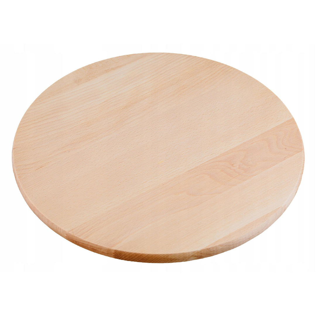 Bandeja giratoria Practic, para servir aperitivos y pizza, madera de haya, diámetro 40 cm, 20090700