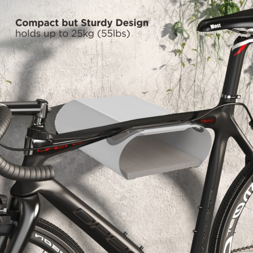 Soporte de pared para bicicletas Maclean, 25 kg máx., MC-466, 3 unidades