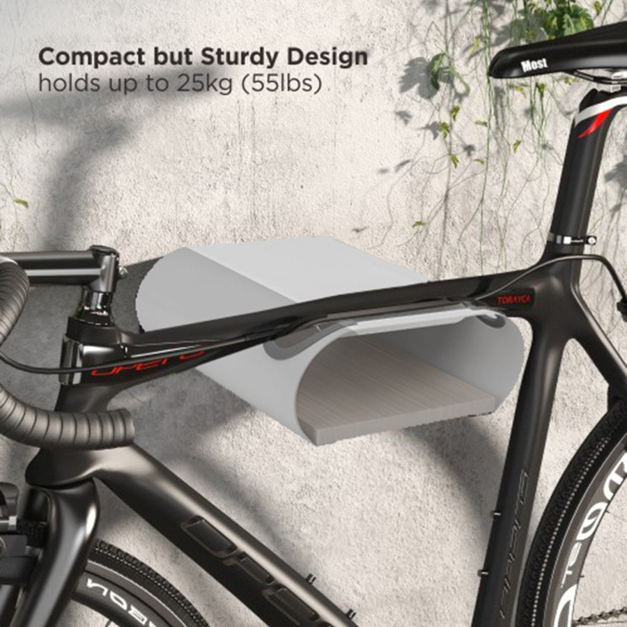 Soporte de pared para bicicletas Maclean, 25 kg máx., MC-466, 3 unidades
