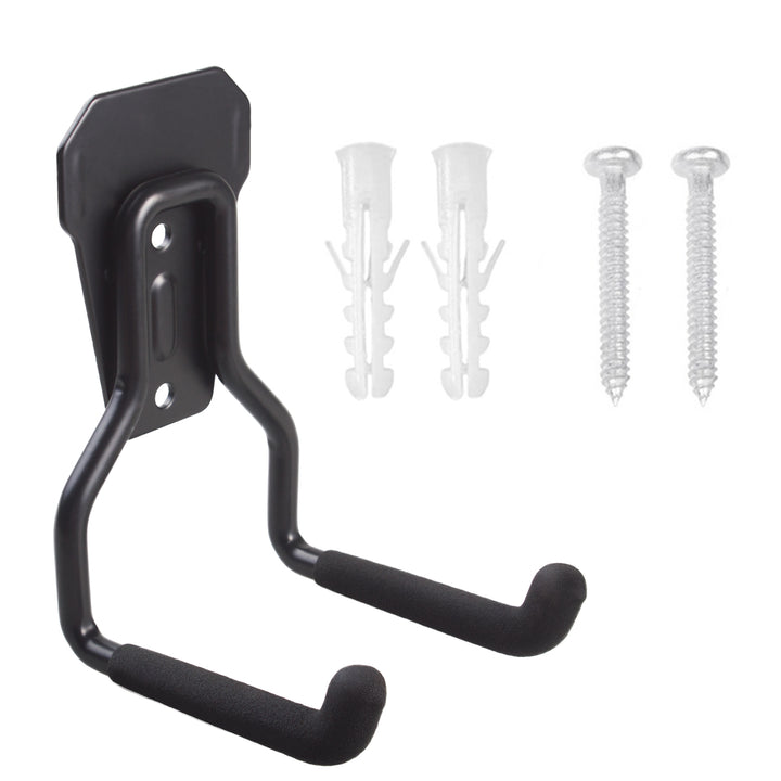 Soporte / colgador de pared para garaje Maclean, para neumáticos, herramientas de jardinería, escaleras, mangueras de jardín, máx. 35 kg, MC-439, 2 unidades