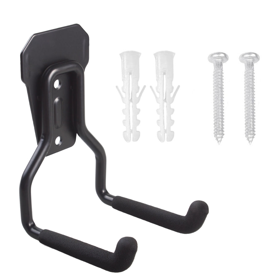 Soporte / colgador de pared para garaje Maclean, para neumáticos, herramientas de jardinería, escaleras, mangueras de jardín, máx. 35 kg, MC-439, 2 unidades