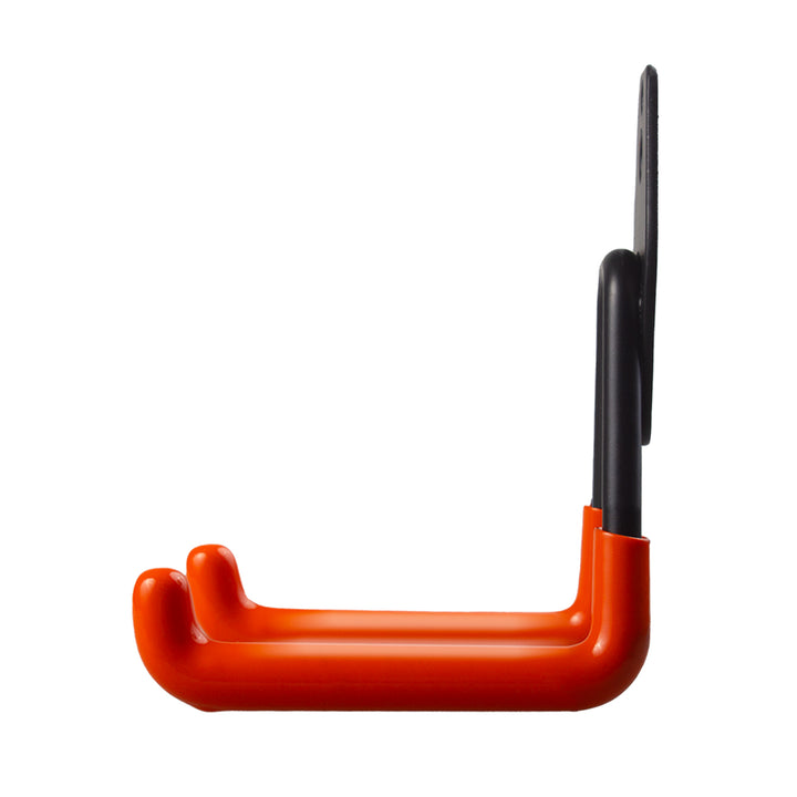 Soporte de pared para garaje Maclean, para neumáticos, herramientas de jardinería, escaleras y mangueras. De acero, carga máxima de 70 kg, MC-442, 4 unidades