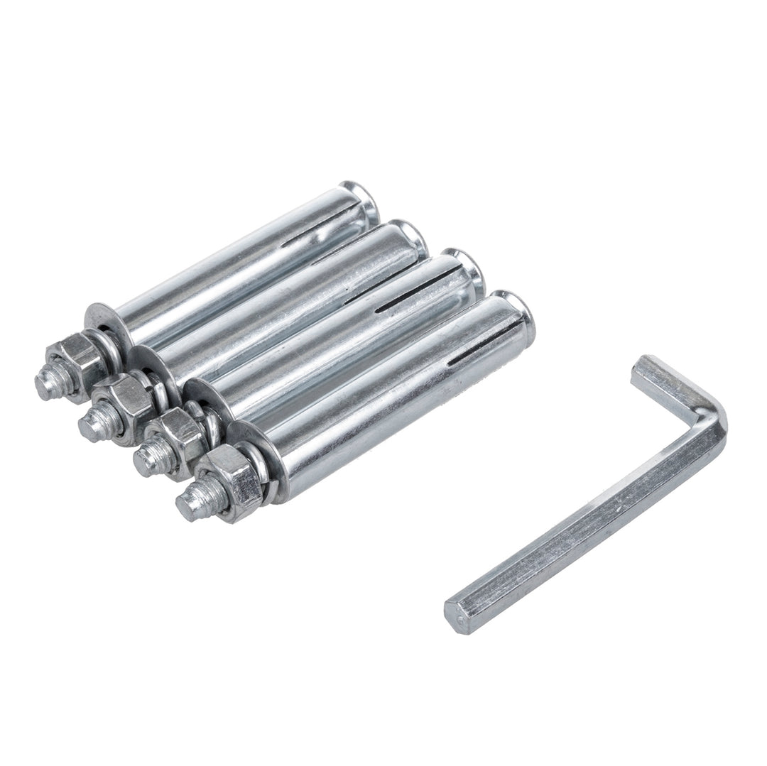 Soporte o colgador de pared para bicicletas Maclean, horizontal, acero, carga máxima de 30 kg, MC-431, 4 unidades