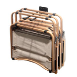 Juego de 4 soportes de pared Maclean, para herramientas, ruedas, escaleras, bicicletas, de acero, carga máxima de 70 kg, MC-436