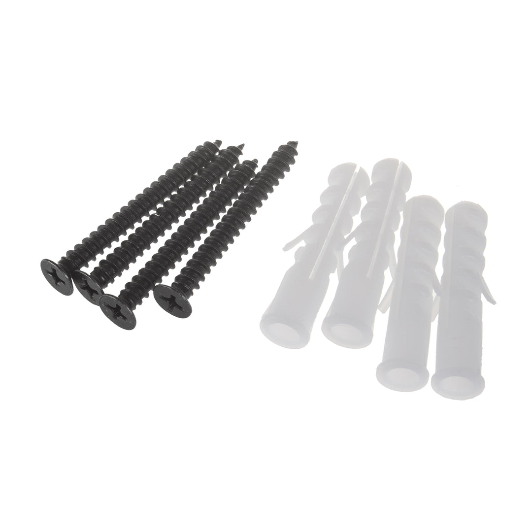 Juego de 4 soportes de pared Maclean, para herramientas, ruedas, escaleras, bicicletas, de acero, carga máxima de 70 kg, MC-436