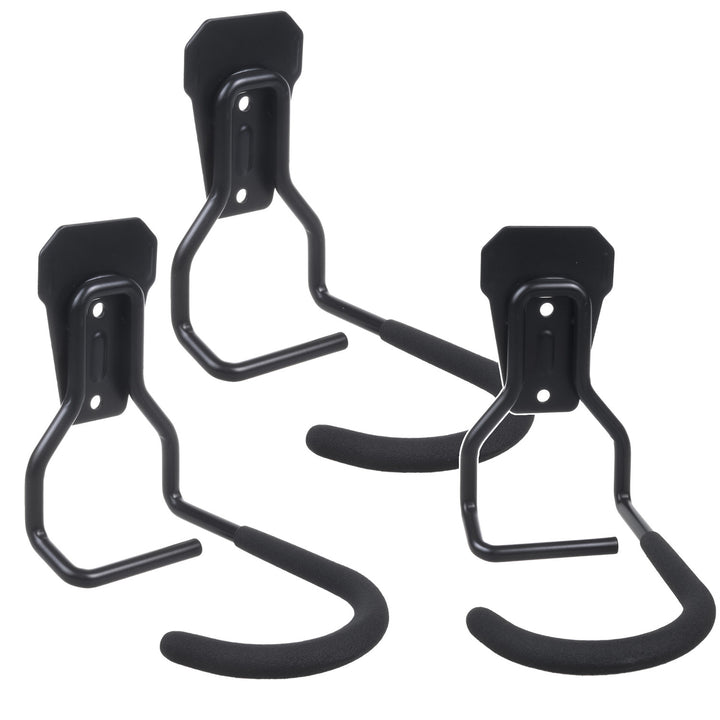 Soporte de pared para bicicletas Maclean, vertical, acero, carga máxima de 20 kg, MC-433, 3 unidades