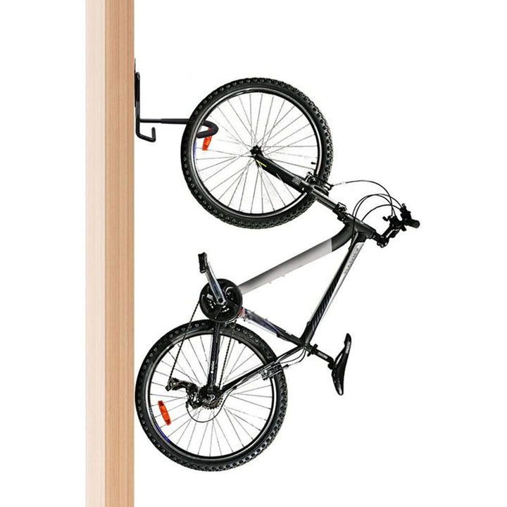 Soporte de pared para bicicletas Maclean, vertical, acero, carga máxima de 20 kg, MC-433, 4 unidades