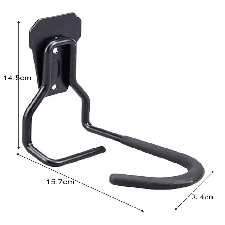 Soporte de pared para bicicletas Maclean, vertical, acero, carga máxima de 20 kg, MC-433, 4 unidades