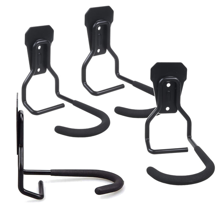 Soporte de pared para bicicletas Maclean, vertical, acero, carga máxima de 20 kg, MC-433, 4 unidades