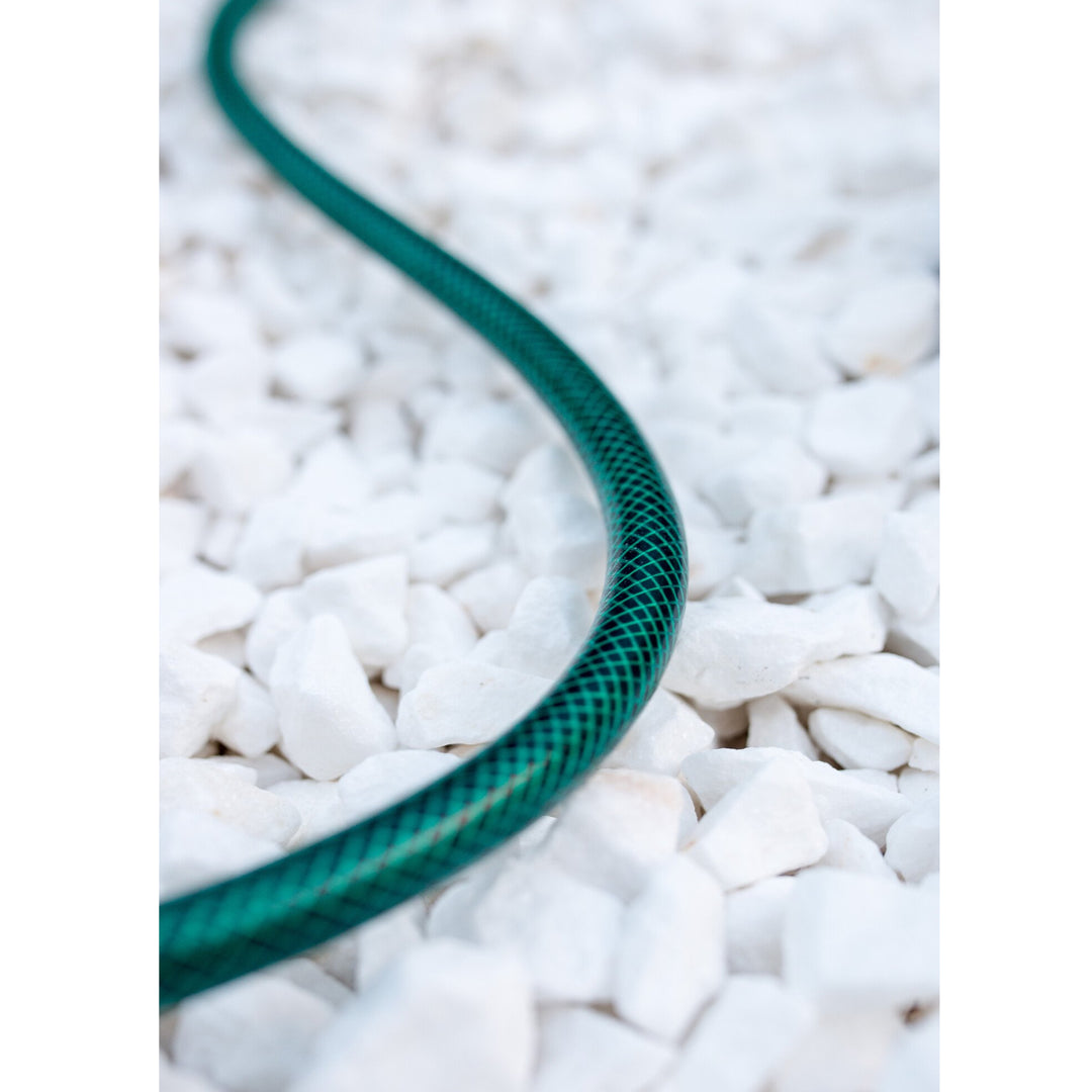 Manguera de jardín Cellfast, de 3 capas, con trenzado cruzado de poliéster, 5/8", 20 m, Economic