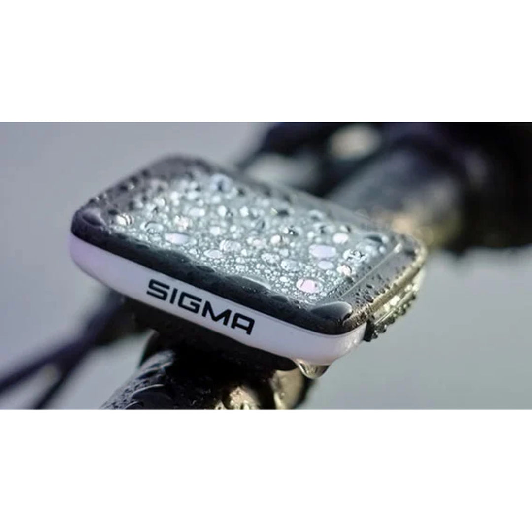 Cuentakilómetros para bicicleta Sigma BC 10.0 WR, resistente al agua y a la intemperie, pantalla grande y legible, 10 funciones