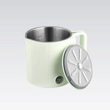 Hervidor eléctrico / olla de viaje Maestro, 2 en 1, capacidad de 0,8 l, potencia de 600 W, asa plegable, selector de voltaje 110 V/230 V, color menta, MR-009-MINT