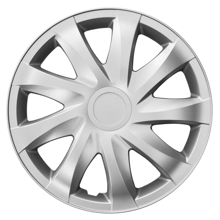 Tapa de rueda universal de 14'' NRM Draco, color plateado, 1 unidad